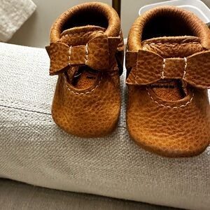 Brown Leather Kids Shoes